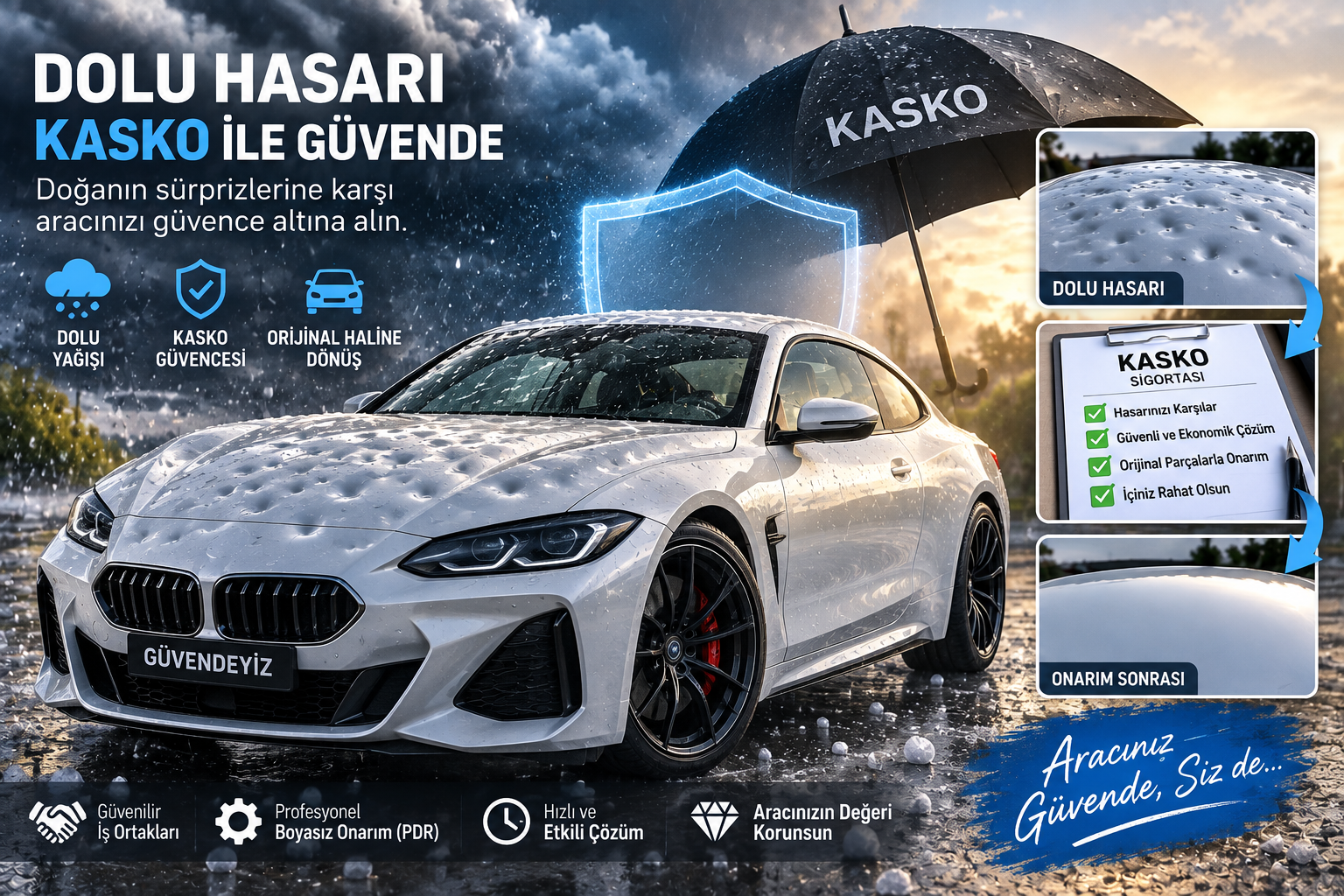 Dolu Hasarı Onarımı